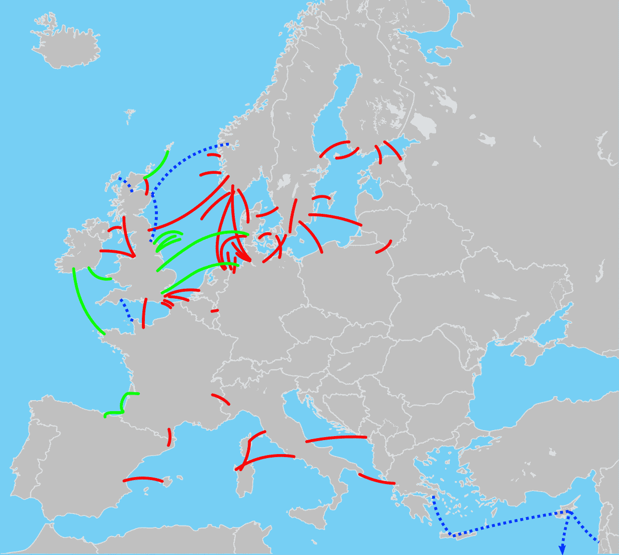 HVDC_Europe made by J.J.Messerly and those stated in source. - Blank map of Europe.svg by Maix, which is based on Europe countries.svg by Tintazul