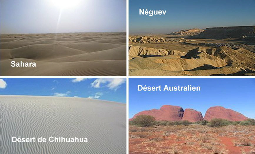 Quelques déserts