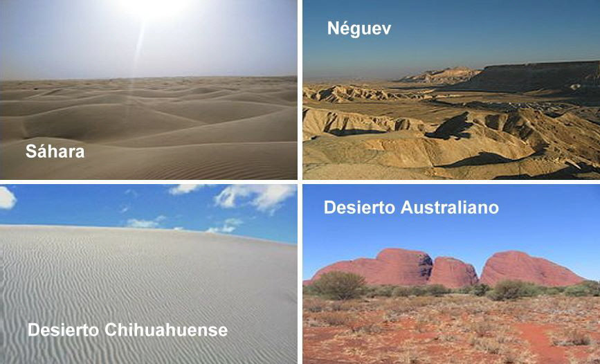 Algunos desiertos