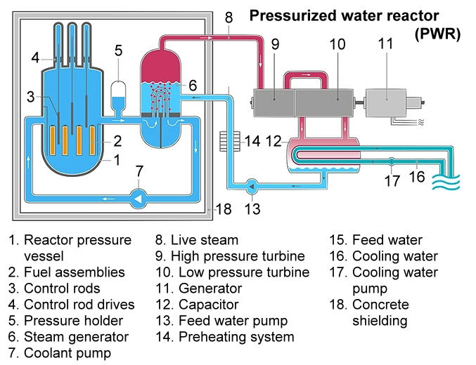 Pressurized water reactor (PWR) 